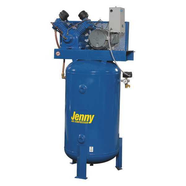 Air Compressor, Stationary, 17.5cfm, 175psi, Lubrication Type: Splash Lubricated