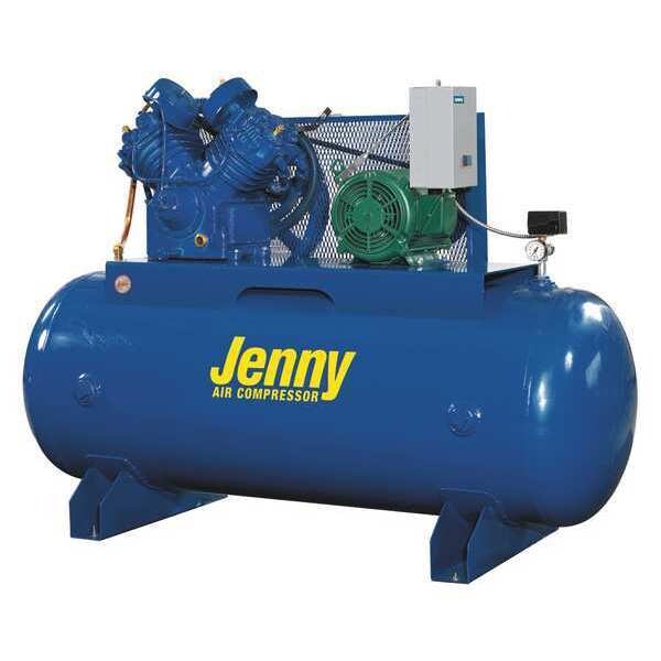 Air Compressor, Stationary, 27.2cfm, 175psi, Tank Size: 80 gal.