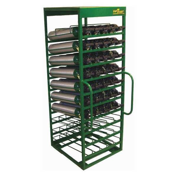 Med Gas Cart, Horizontal, 27
