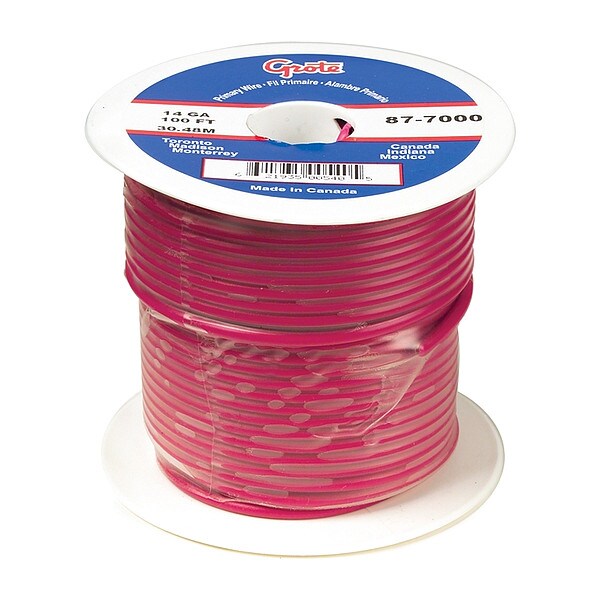 Primary Wire, 12 Gauge, Red, 25 ft. Spool