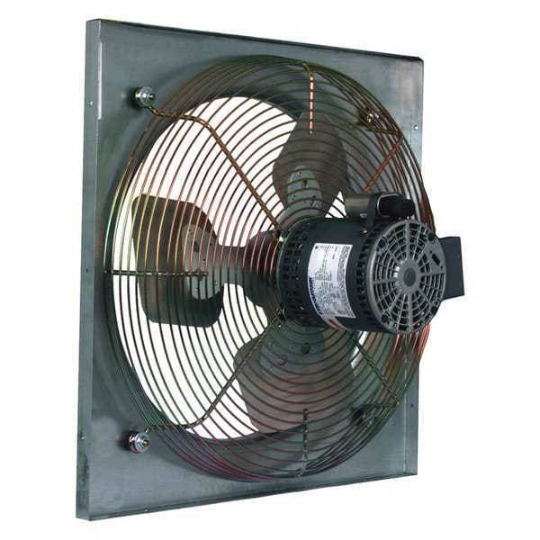 Propeller Exhaust Fan, 1/4HP, 1075rpm, 115V