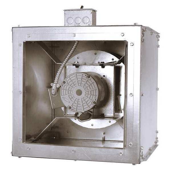 Inline Centrifugal Fan, 1/2HP, 1Ph, 1620rpm
