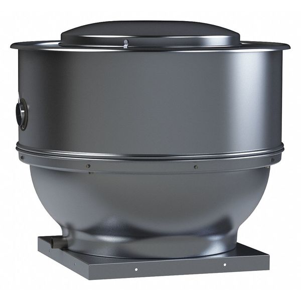 Upblast Exhaust Fan, 1/2HP, 1Ph, 1350rpm