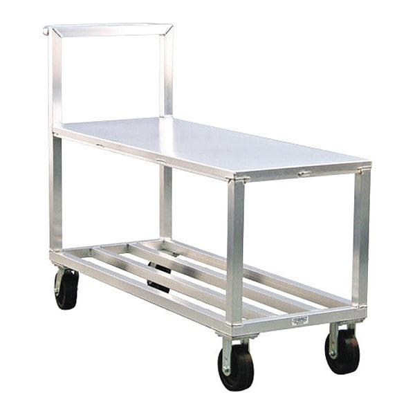 Aluminum Truck, Mobile, All Welded, 2 Shelves, 3000 lb