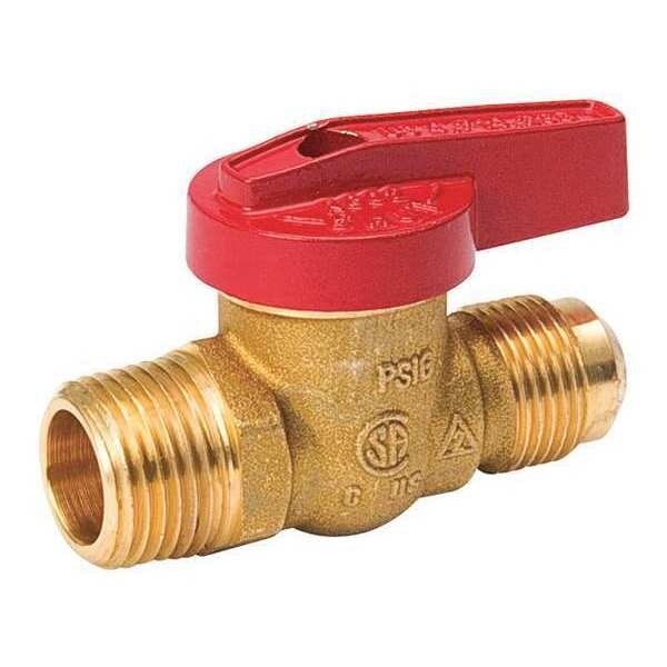 Gas Ball Valve Csa Flare x Mip, 1/2