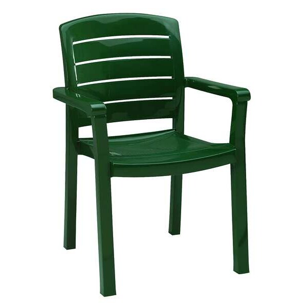 Armchair, Ladderback, Amazon Green