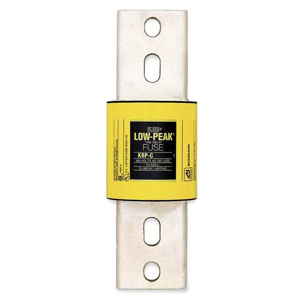Fuse, Time Delay, 1,500 A, KRP-C Series, 600V AC, 300V DC, 10-3/4