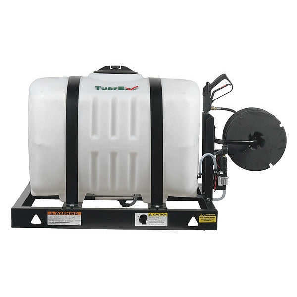 100 gal. Equipment Mounted Sprayer, Polyethylene Tank, 50 ft. Hose Length