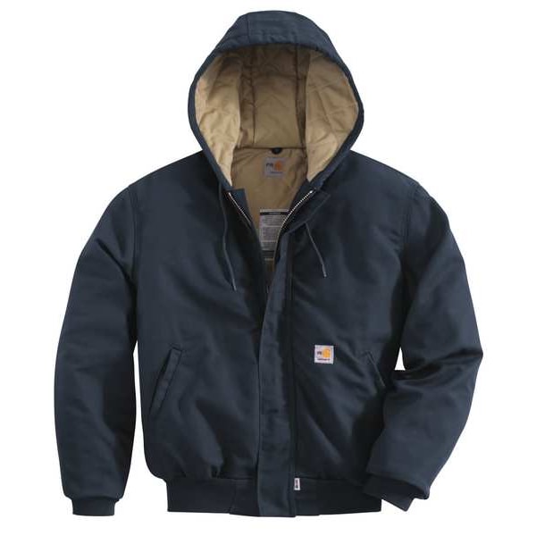 Carhartt Flame Resistant Duck Active Jac, Navy, 100% Cotton, 3XL