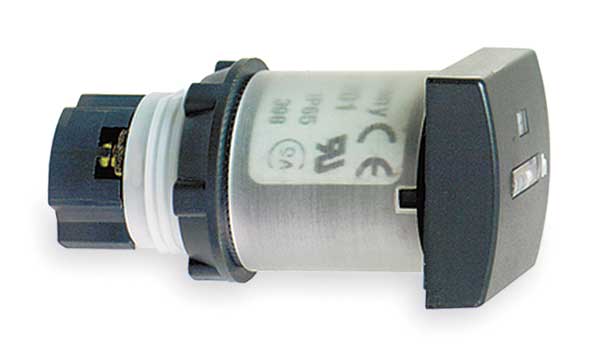 Non-Illuminated Hour Counter, 22 mm, Black