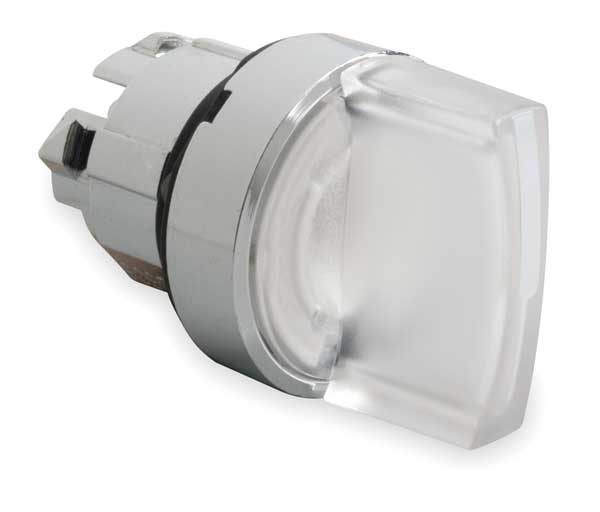 Illum Selector Switch, 2 Pos, 22mm, White