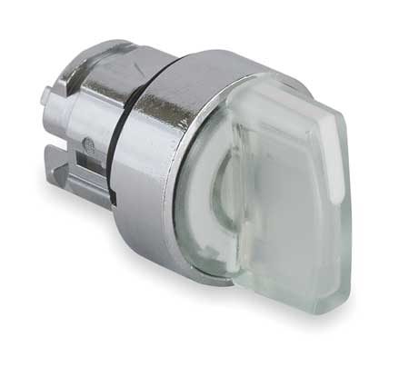 Illum Selector Switch, 3 Pos, 22mm, White