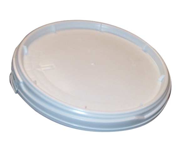 Lid, HDPE, Wht, 2.5 Gal, UN, No Gasket