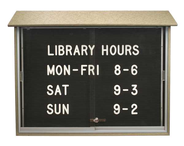 Outdoor Enclosed Letter Board 45