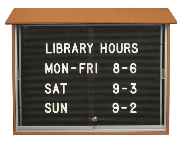Outdoor Enclosed Letter Board 30