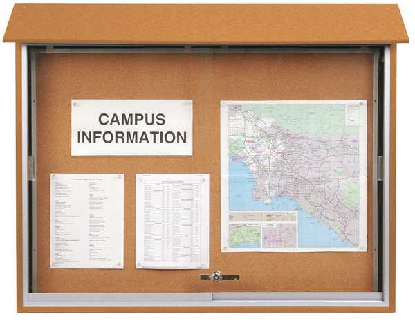 Enclosed Outdoor Bulletin Board 34