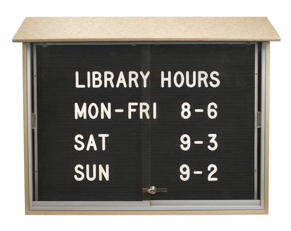 Outdoor Enclosed Letter Board 52