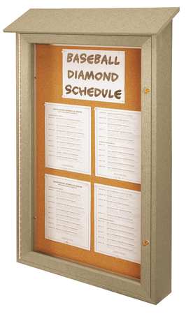 Enclosed Bulletin Board 34
