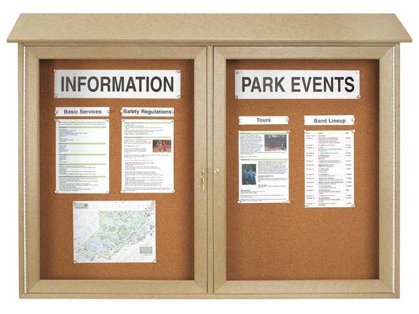 Enclosed Bulletin Board 30