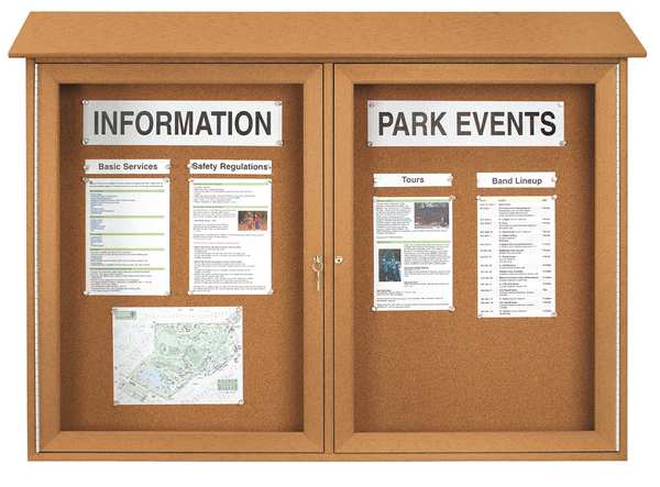Enclosed Bulletin Board, 24