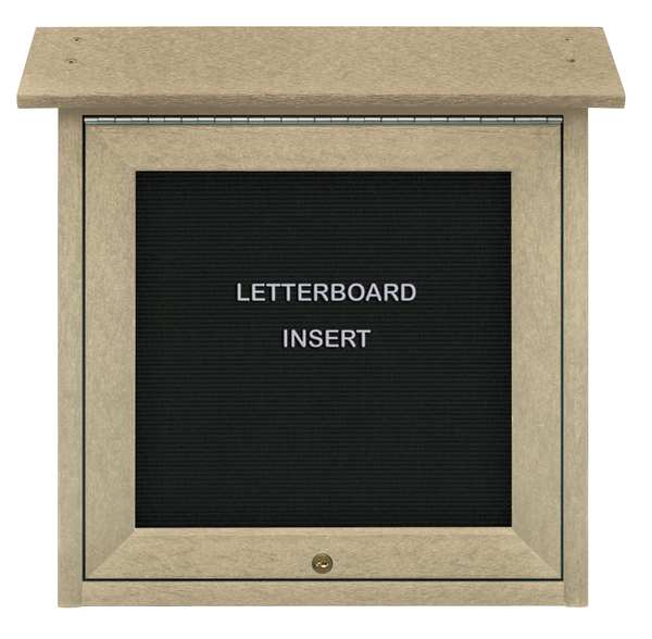 Outdoor Enclosed Vinyl Letter Board 18