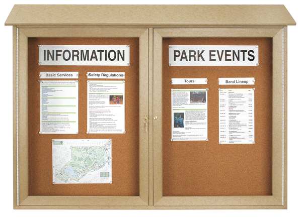 Enclosed Outdoor Bulletin Board 36