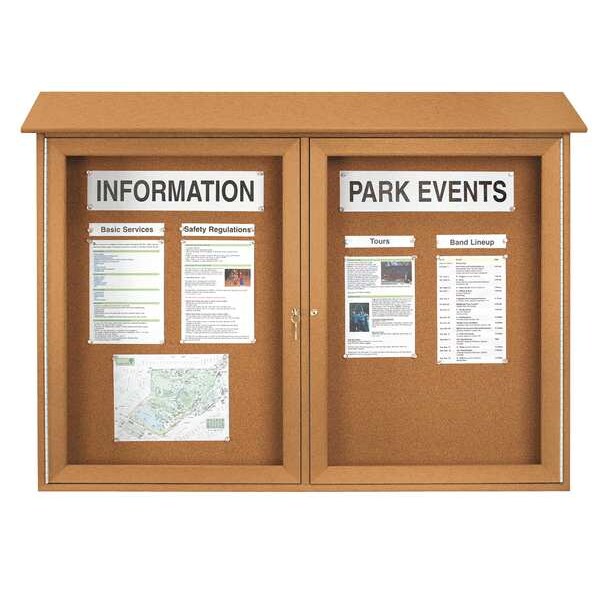 Enclosed Outdoor Bulletin Board 40