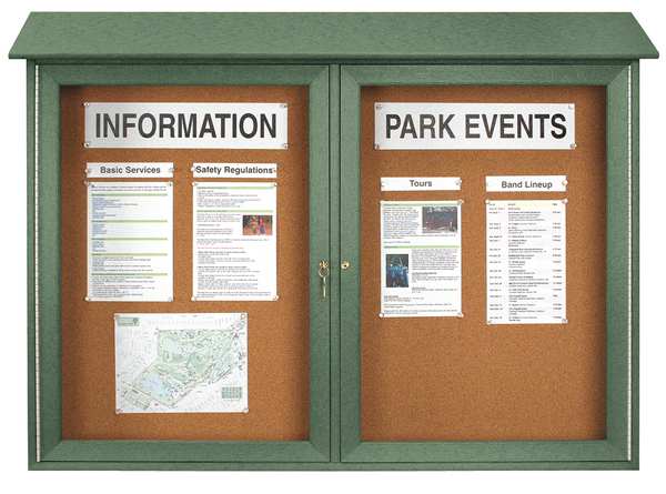 Enclosed Outdoor Bulletin Board 40