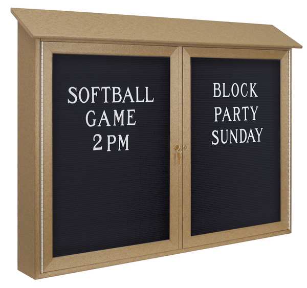 Outdoor Enclosed Letter Board 30