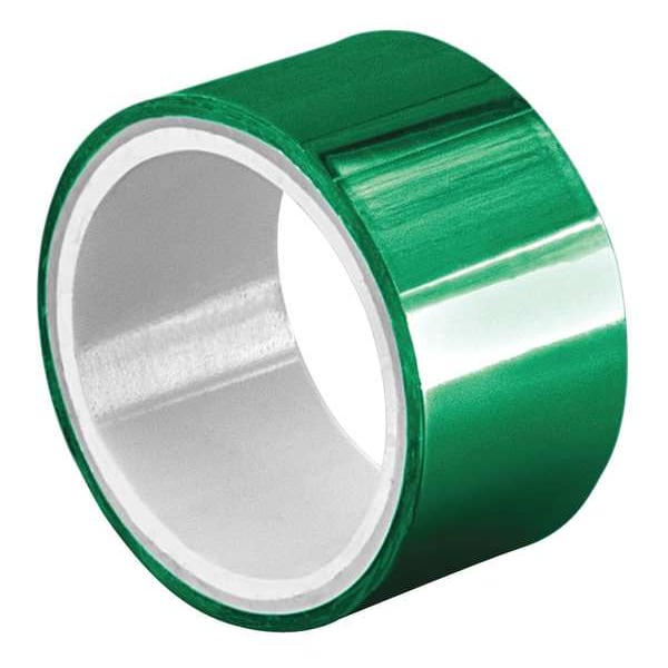 Metalized Film Tape, Green, 1/2In x 5Yd