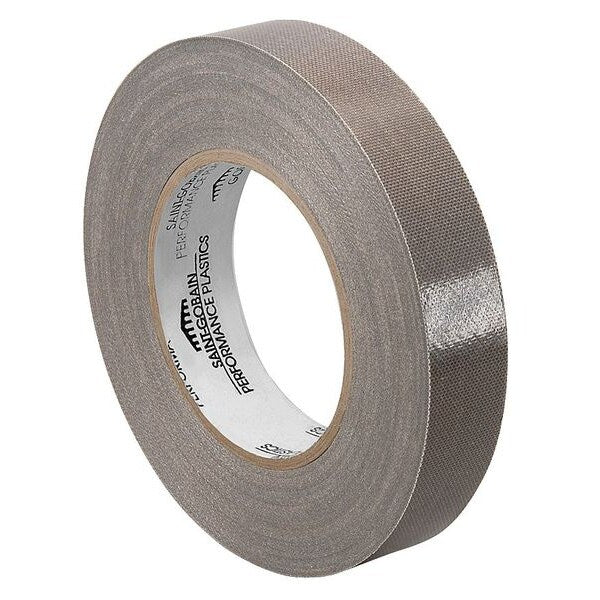 Cloth Tape, 1/2 In x 36 yd, 11.7 mil, Brown