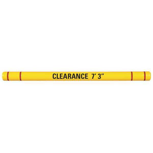 Clearance Bar with Graphics, 7-3/8 In Dia