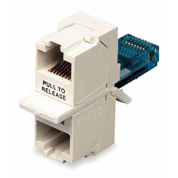 Hubbell BR851A Network Adapter - 1 x RJ-45 Network Male - 2 x RJ-45 Network Female