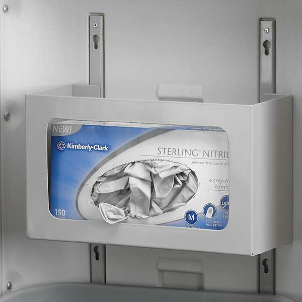Glove Box Holder, White, 10-1/8 In. L