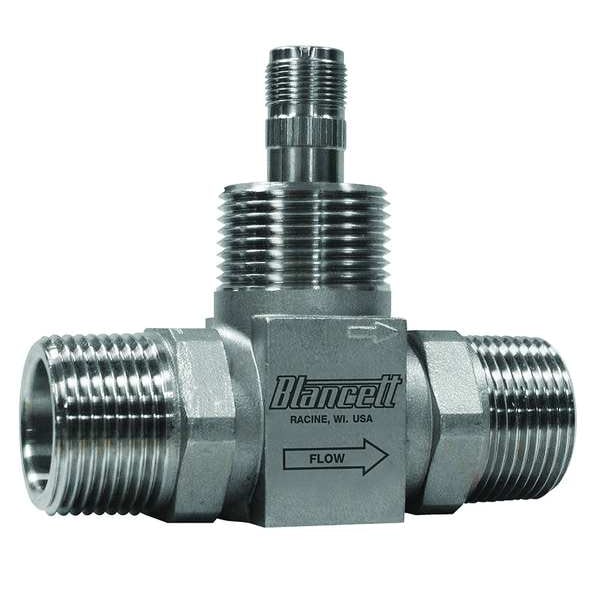 Flowmeter, Turbine, 30GPM, 1 In MNPT
