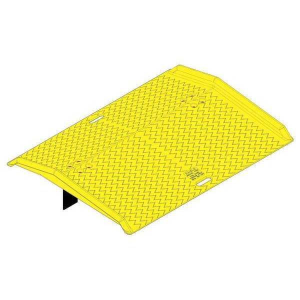 Dockplate, Polyethylene, 750 lb, 36 x 48 In