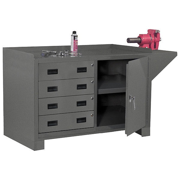 14 ga. Steel Cabinet Workbench, 48