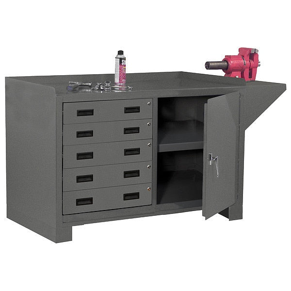 14 ga. Steel Cabinet Workbench, 48