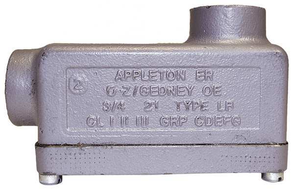 Conduit Outlet Body w/Cover, Iron, LB