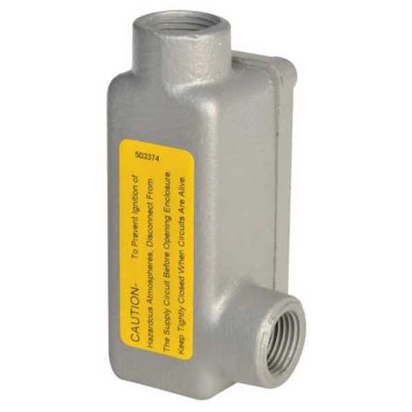 Conduit Outlet Body w/Cover, Iron, LL