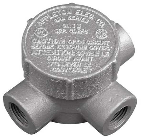 Conduit Outlet Body, T, 1/2 In.