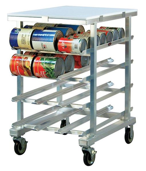 Can Rack, Poly Top, 25W x 35D x 41 in. H