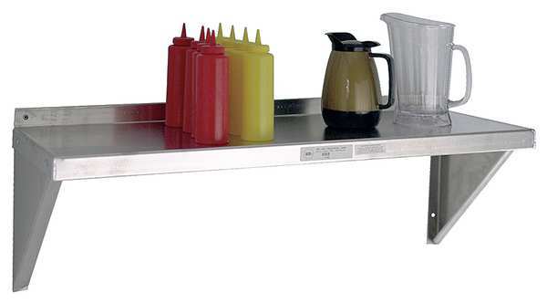 Aluminum Wall Shelf, 12