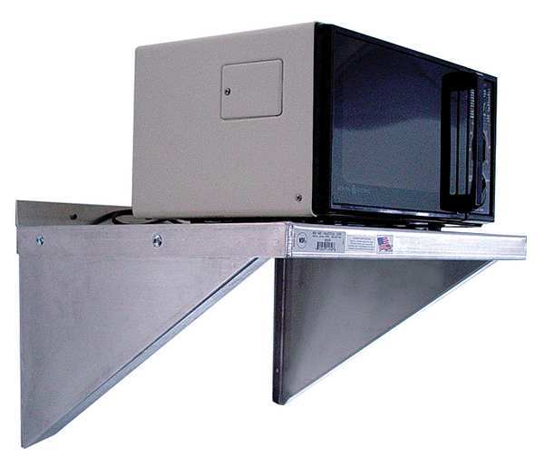 Aluminum Wall Shelf, 24