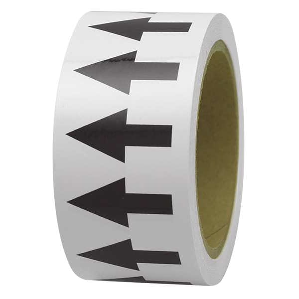 Arrow Tape, Black/White, 1 In. W, PMA159
