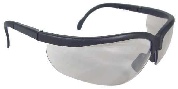 Safety Glasses, Wraparound I/O Polycarbonate Lens, Uncoated