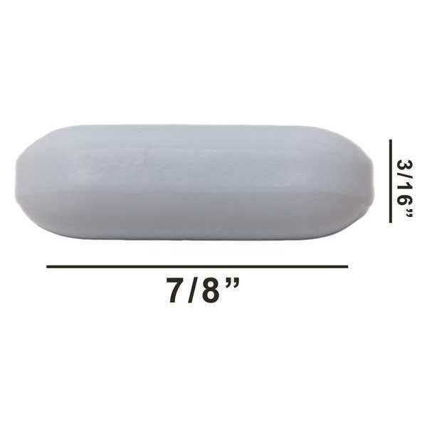 STIRRING BAR, PTFE, POLYGON, 7/8X3/16