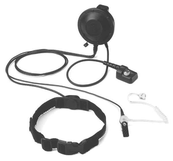 THROAT MICROPHONE WITH 80 MM PTT