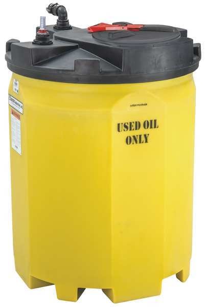 Storage Tank, Closed Top, Vertical, 500 Gal