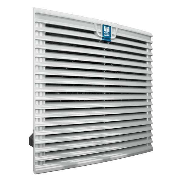 Axial Fan, Square, 24V DC, 156 cfm, 10 1/10 in W.